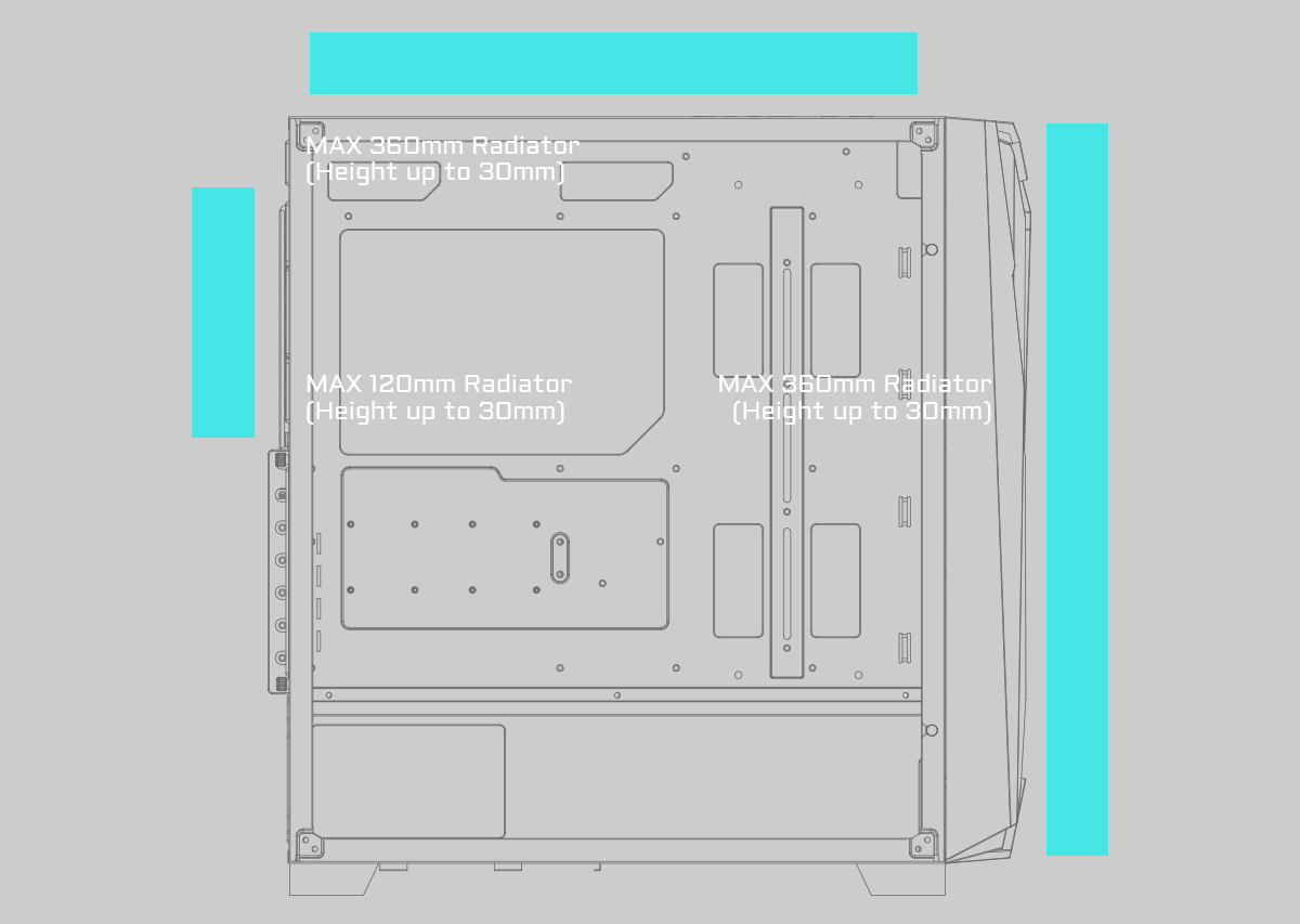 GIGABYTE C301 GLASS Gaming Case